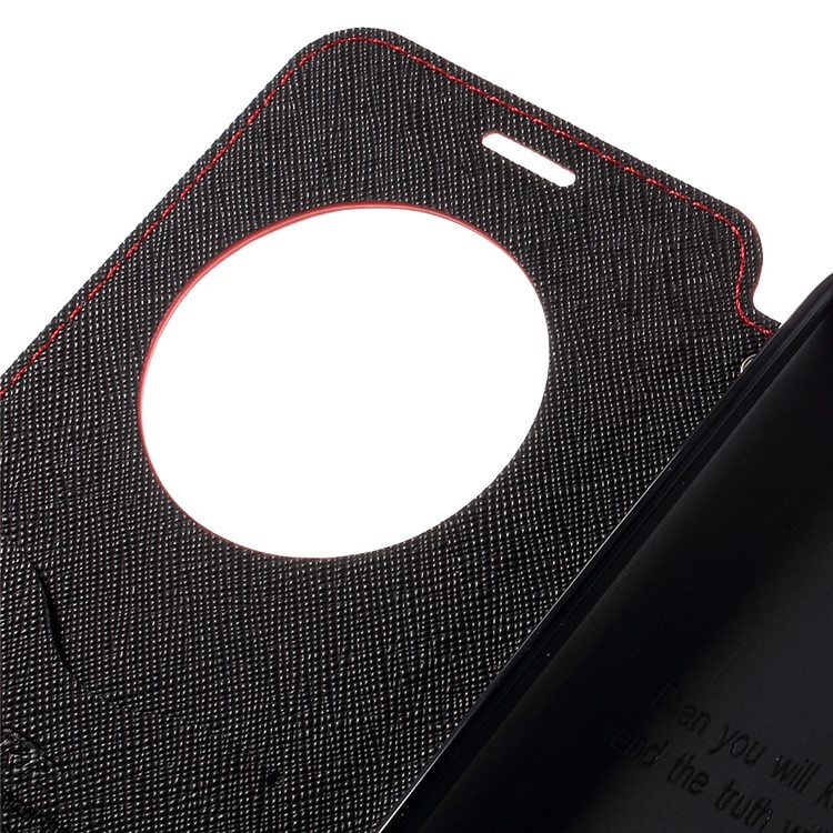 ROAR KOREA Diary View Window Leather Shell for Asus Zenfone Go ZC500TG - Red-7