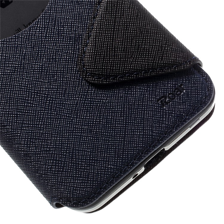ROAR KOREA Diary View Window Leather Case for Asus Zenfone Go ZC500TG - Dark Blue-7