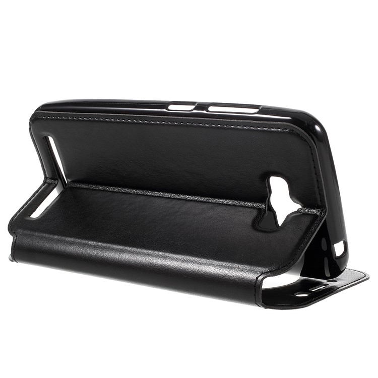 ROAR KOREA Noble Leather View Cover for Asus Zenfone Max ZC550KL - Black-5