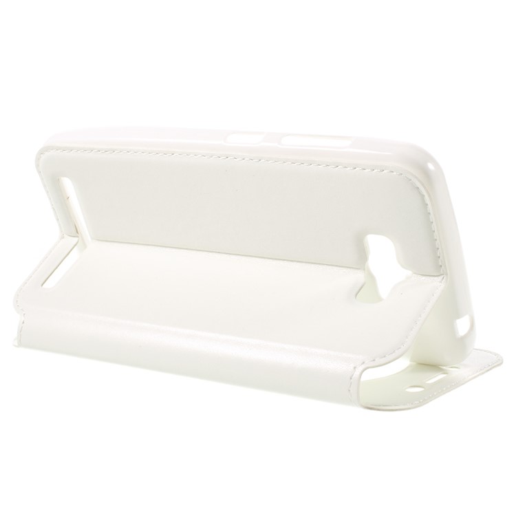 ROAR KOREA Noble Leather View Case for Asus Zenfone Max ZC550KL - White-5