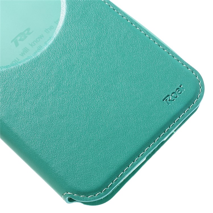 ROAR KOREA Leather View Cover Card Holder for Asus Zenfone Max ZC550KL - Cyan-7