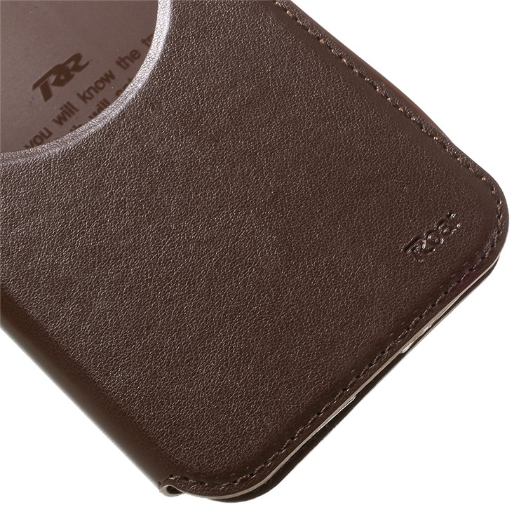 ROAR KOREA Noble Leather View Case Cover for Asus Zenfone Max ZC550KL - Brown-7
