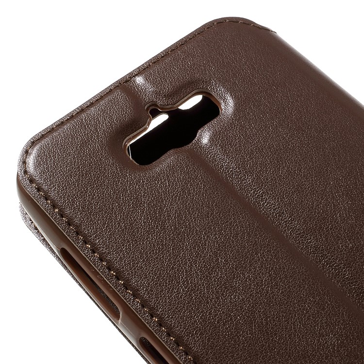 ROAR KOREA Noble Leather View Case Cover for Asus Zenfone Max ZC550KL - Brown-8