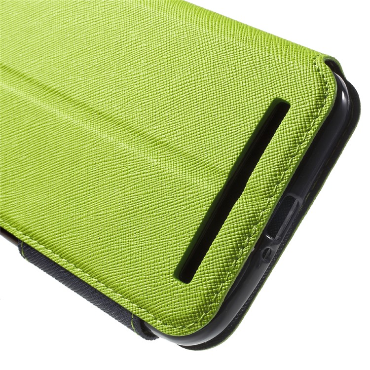 ROAR KOREA Diary View Leather Phone Case for Asus Zenfone Max ZC550KL - Green-6