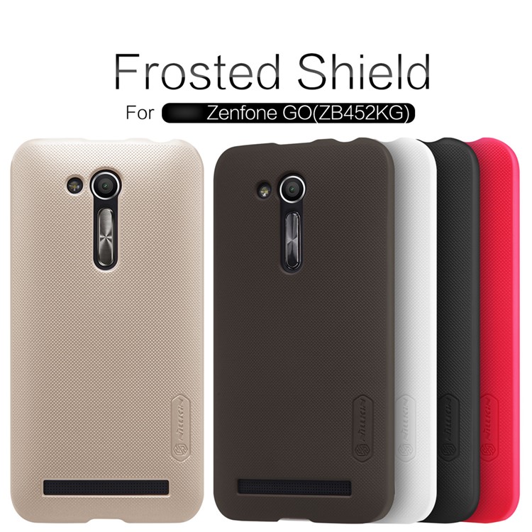 NILLKIN Super Frosted Shield PC Case for Asus Zenfone Go (ZB452KG) 4.5-inch - White-7