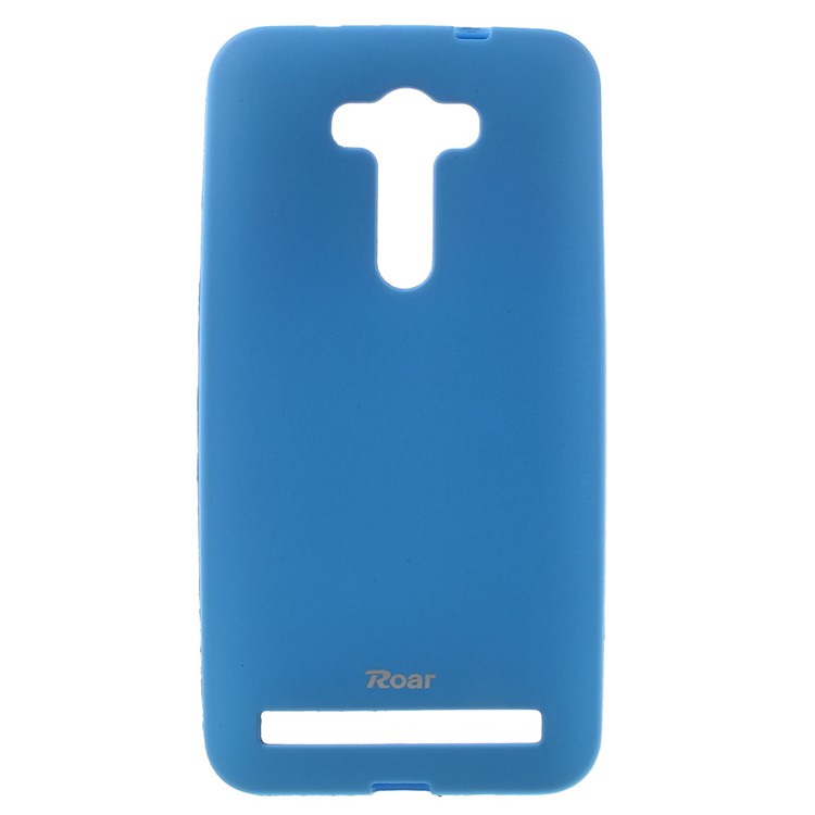 ROAR KOREA All Day Colorful Jelly TPU Case Shell for Asus Zenfone 2 Laser ZE550KL 5.5-inch - Baby Blue-1