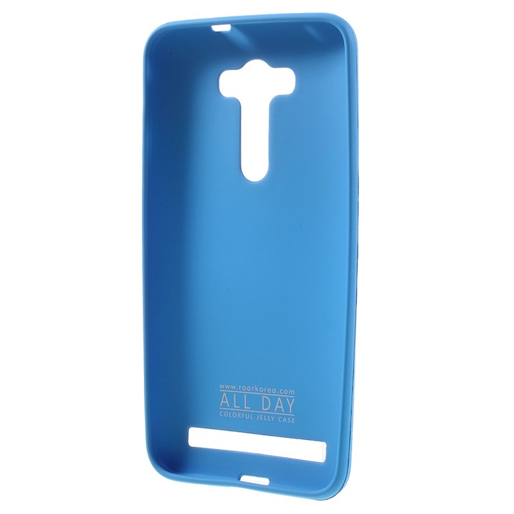 ROAR KOREA All Day Colorful Jelly TPU Case Shell for Asus Zenfone 2 Laser ZE550KL 5.5-inch - Baby Blue-2