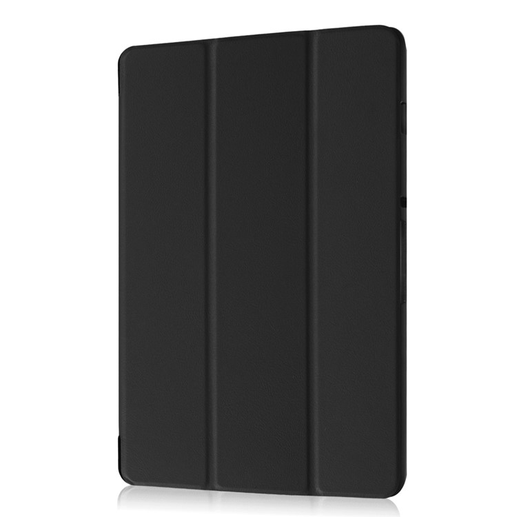 Tri-fold Stand Leather Case for Acer Iconia Tab 10 A3-A40 - Black-6
