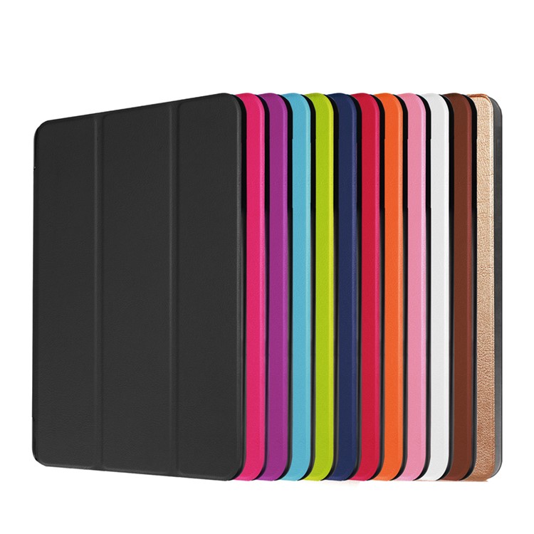 Tri-fold Stand Leather Cover for Acer Iconia Tab 10 A3-A40 - White-9