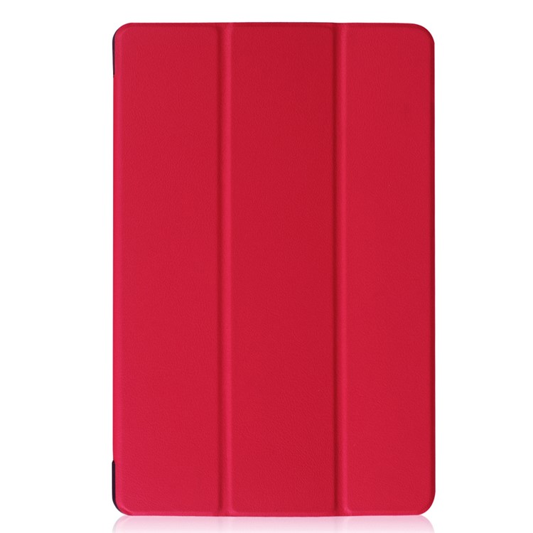 Tri-fold Stand Leather Case Cover for Acer Iconia Tab 10 A3-A40 - Red-4