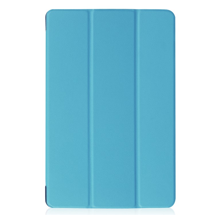 PU Leather Cover with Tri-fold Stand for Acer Iconia Tab 10 A3-A40 - Baby Blue-4