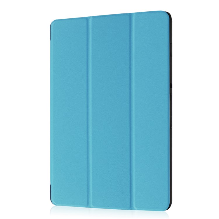 PU Leather Cover with Tri-fold Stand for Acer Iconia Tab 10 A3-A40 - Baby Blue-6
