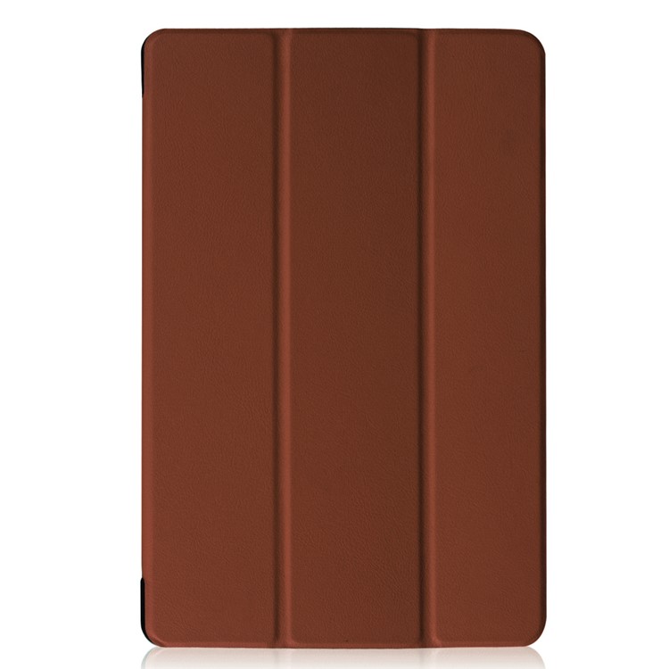 Tri-fold Stand Leather Case Cover for Acer Iconia Tab 10 A3-A40 - Brown-4