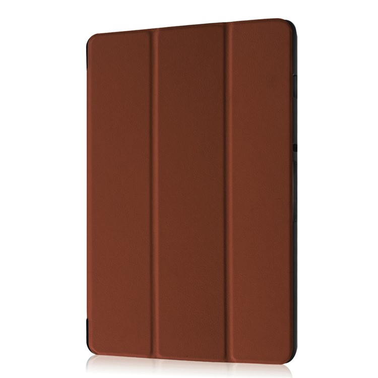 Tri-fold Stand Leather Case Cover for Acer Iconia Tab 10 A3-A40 - Brown-6
