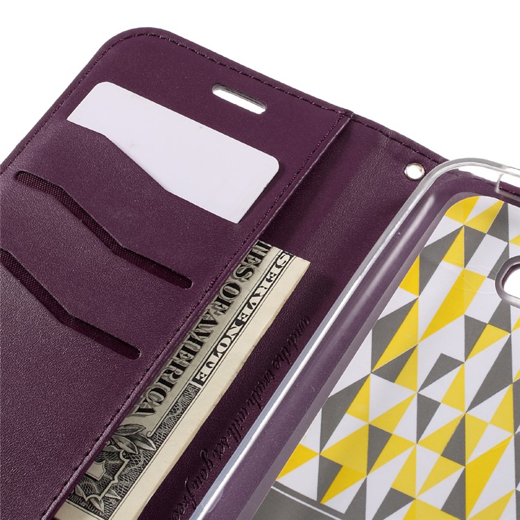 ROAR KOREA Only One Flip Wallet Leather Case for Asus Zenfone Max ZC550KL - Wine Red-7