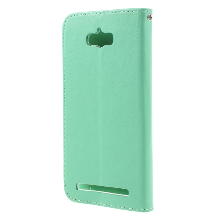 ROAR KOREA Only One Flip Magnetic Leather Cover for Asus Zenfone Max ZC550KL - Cyan-2