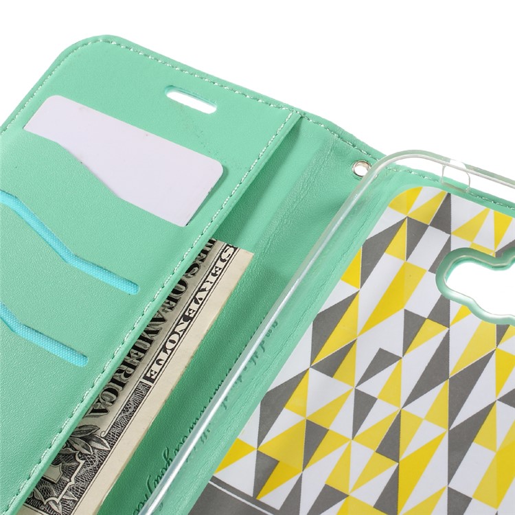 ROAR KOREA Only One Flip Magnetic Leather Cover for Asus Zenfone Max ZC550KL - Cyan-9
