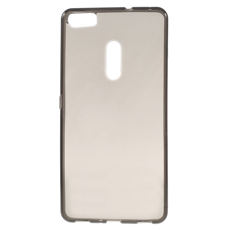 Clear Anti-watermark TPU Gel Protector Case for Asus Zenfone 3 Ultra ZU680KL - Grey-1