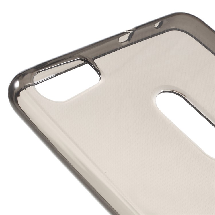 Clear Anti-watermark TPU Gel Protector Case for Asus Zenfone 3 Ultra ZU680KL - Grey-3
