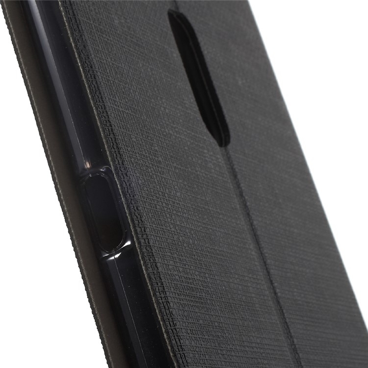 Assorted Color Cross Texture Leather Shell for Asus Zenfone 3 Ultra ZU680KL - Black-7