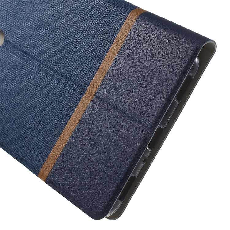 Assorted Color Cross Texture Leather Stand Case for Asus Zenfone 3 Ultra ZU680KL - Blue-7