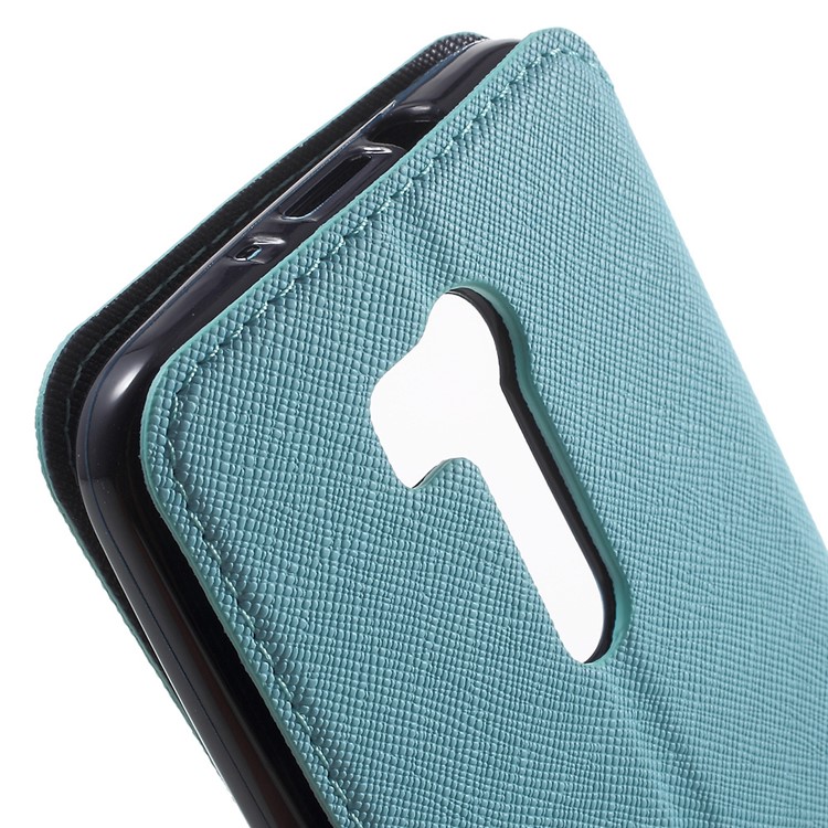 ROAR KOREA View Window Leather Flip Shell for Asus ZenFone Go/Go TV ZB551KL - Baby Blue-8