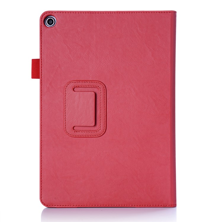 PU Leather Cover Card Holder Case for Asus Zenpad 3S 10 Z500M - Red-2
