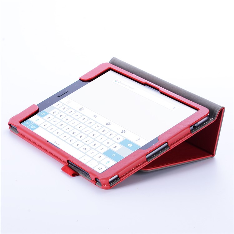 PU Leather Cover Card Holder Case for Asus Zenpad 3S 10 Z500M - Red-6