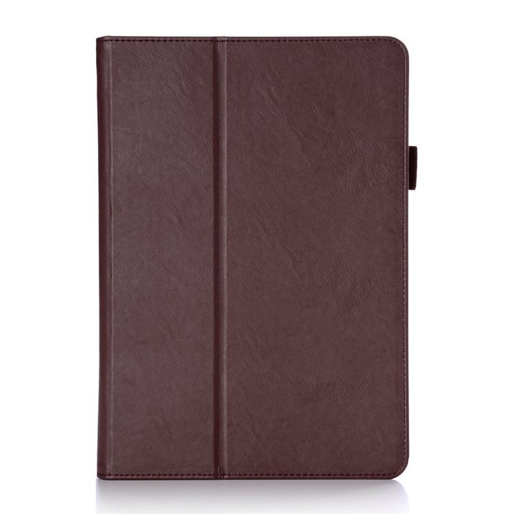 Leather Cover with Credit/SIM Card Slots for Asus Zenpad 3S 10 Z500M - Brown-1