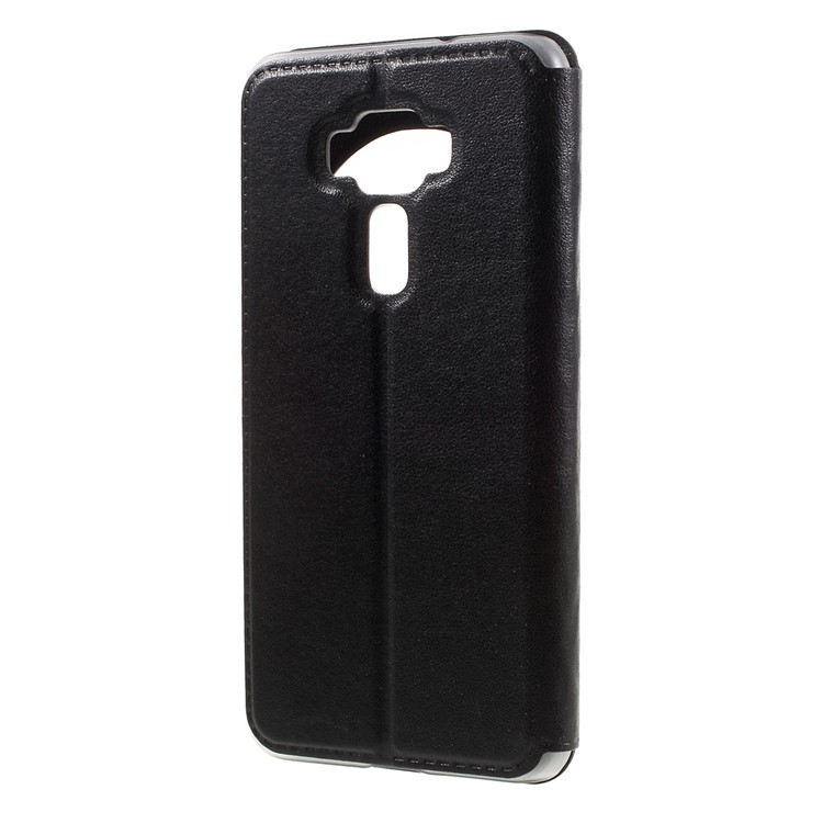 Smart Leather View Window Case for Asus Zenfone 3 ZE520KL - Black-3