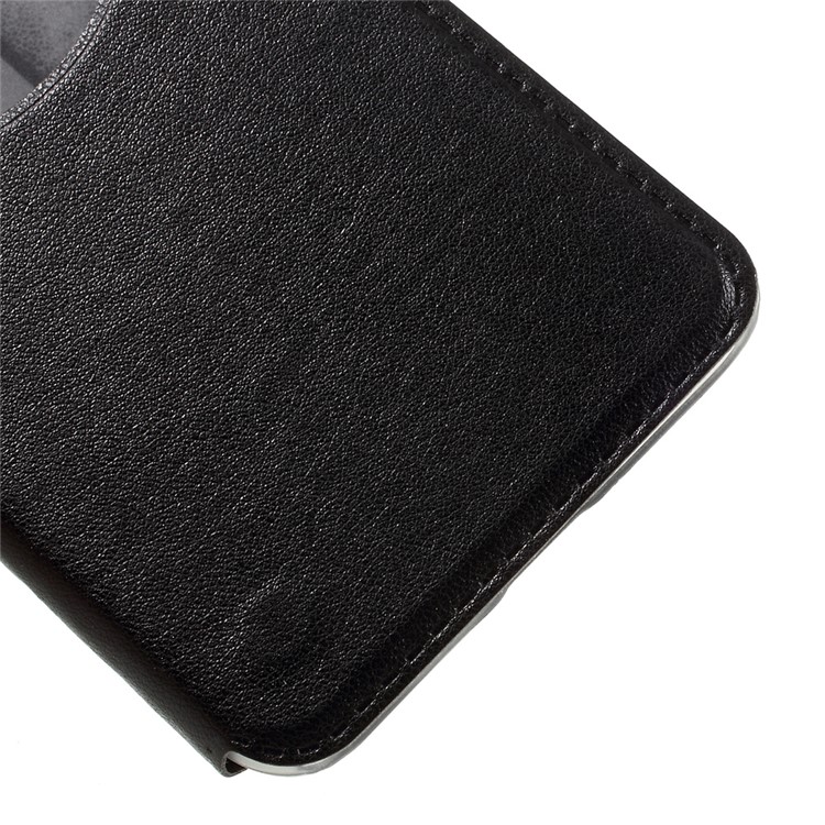 Smart Leather View Window Case for Asus Zenfone 3 ZE520KL - Black-7