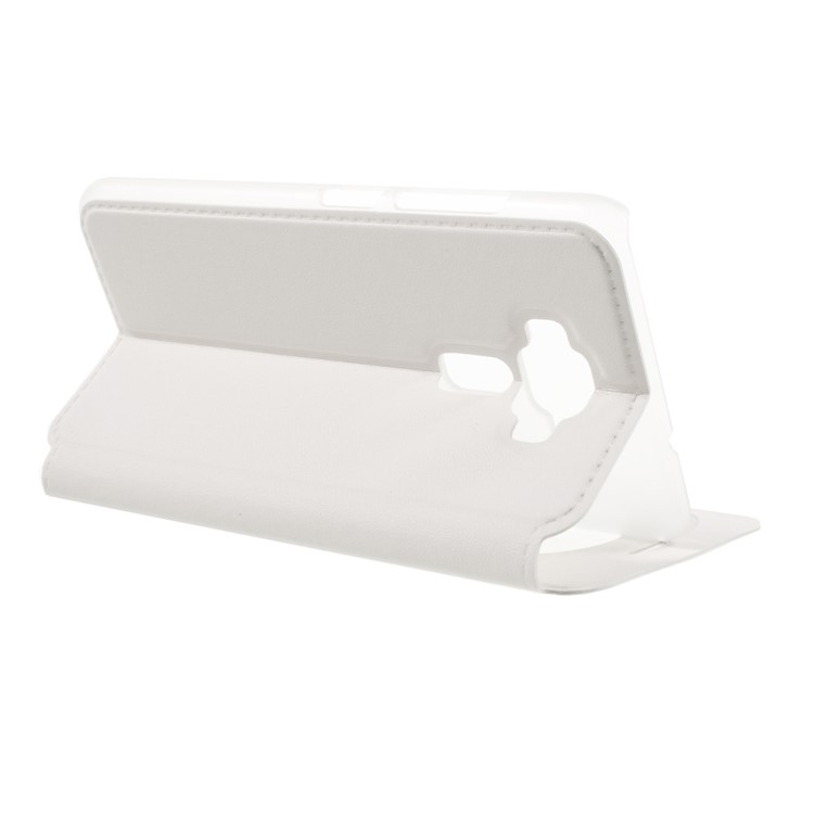View Window Leather Smart Cover for Asus Zenfone 3 ZE520KL - White-5
