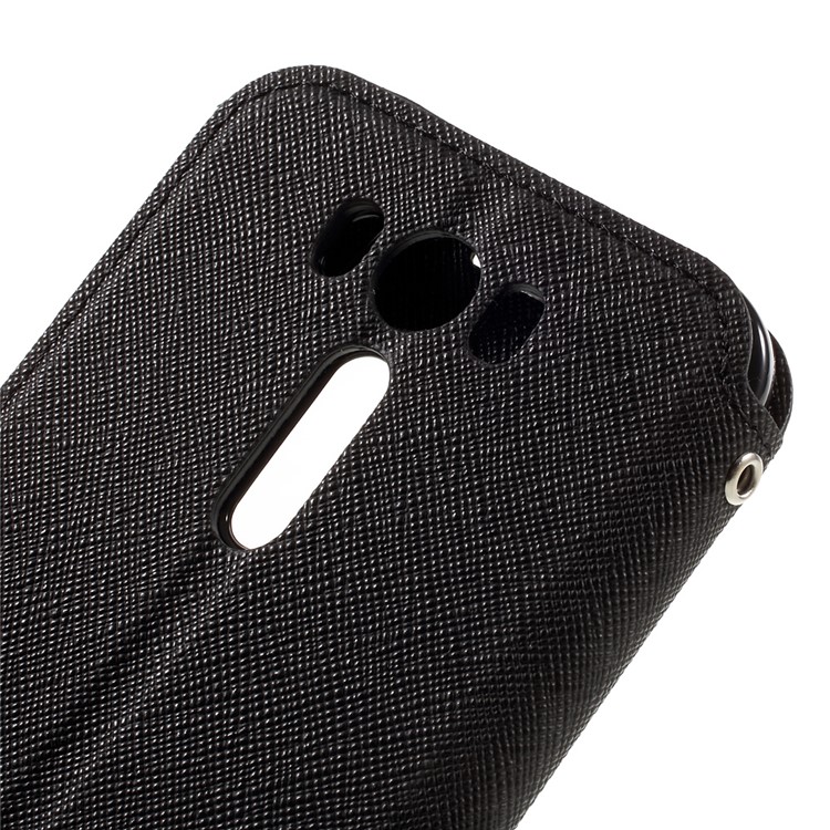 ROAR KOREA View Window Leather Stand Case for Asus Zenfone 2 Laser ZE500KG ZE500KL 5.0-inch - Black-8