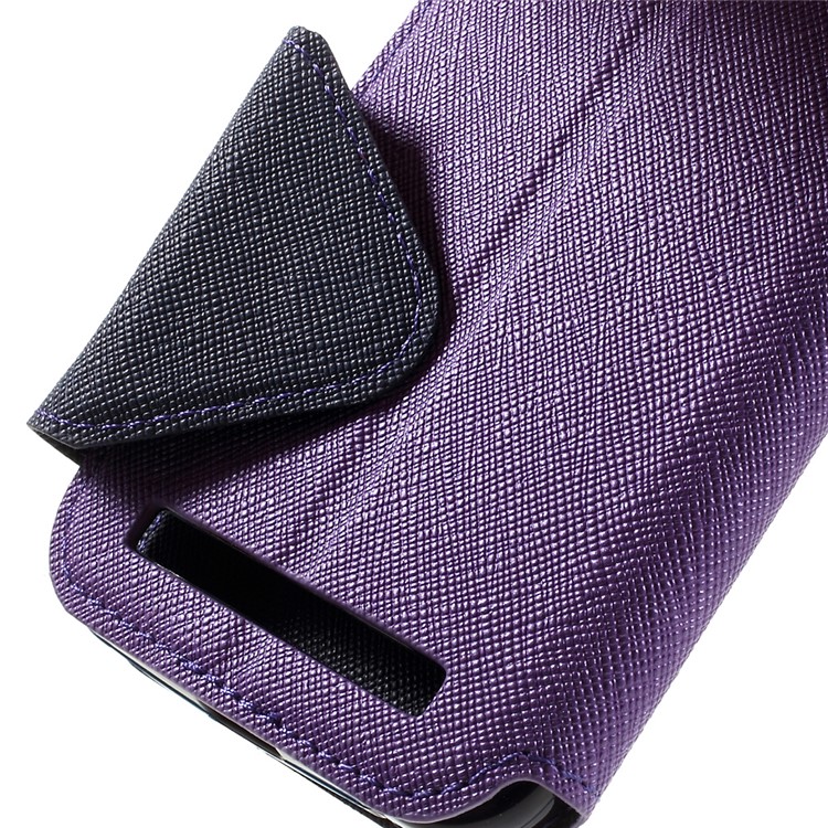 ROAR View Window Leather Protective Case for Asus Zenfone 2 Laser ZE500KG ZE500KL 5.0-inch - Purple-9