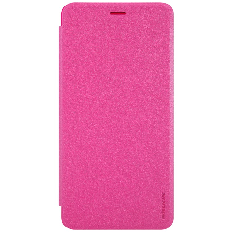 NILLKIN Sparkle Smart Leather Flip Case for Asus Zenfone 3 Ultra ZU680KL - Rose-1