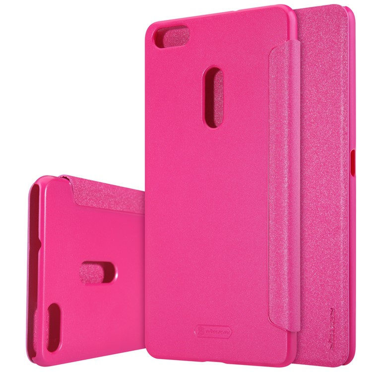NILLKIN Sparkle Smart Leather Flip Case for Asus Zenfone 3 Ultra ZU680KL - Rose-6