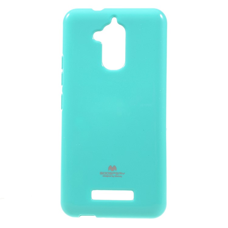 MERCURY GOOSPERY Glitter Powder TPU Back Cover for Asus Zenfone 3 Max ZC520TL - Cyan-1