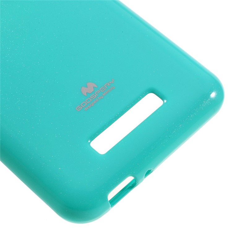 MERCURY GOOSPERY Glitter Powder TPU Back Cover for Asus Zenfone 3 Max ZC520TL - Cyan-5