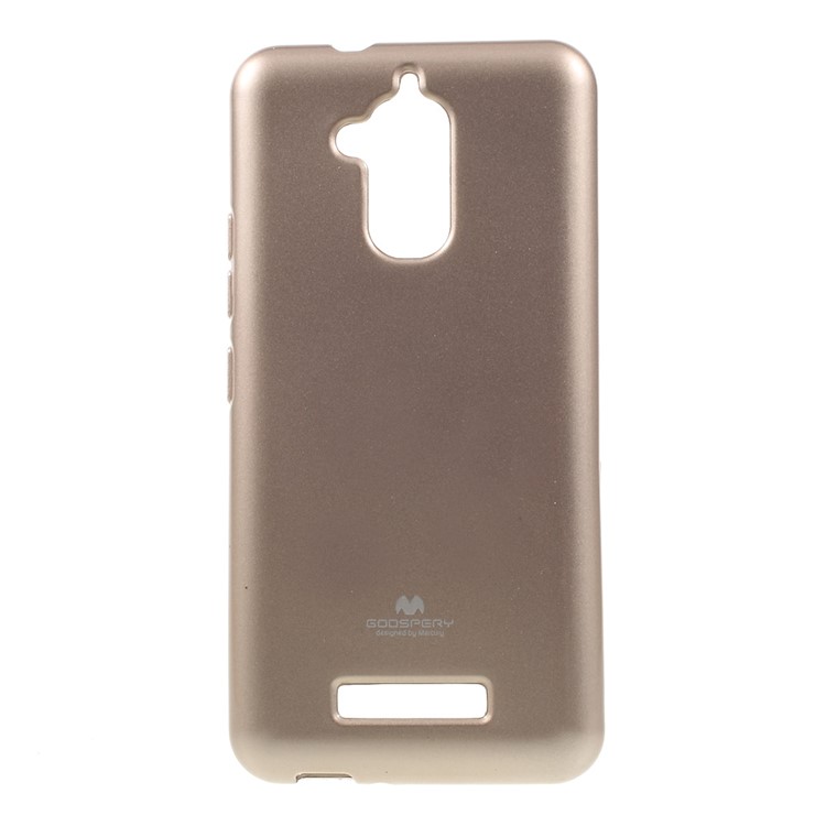 MERCURY GOOSPERY Glitter Powder TPU Gel Shell Case for Asus Zenfone 3 Max ZC520TL - Gold-1