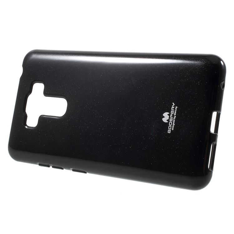 MERCURY GOOSPERY Glitter Powder TPU Case for Asus Zenfone 3 Laser ZC551KL - Black-2