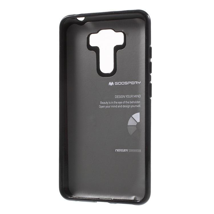 MERCURY GOOSPERY Glitter Powder TPU Case for Asus Zenfone 3 Laser ZC551KL - Black-3