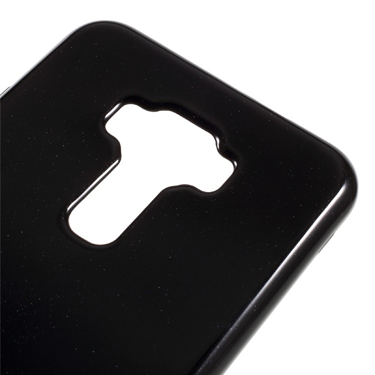 MERCURY GOOSPERY Flash Powder TPU Case for Asus Zenfone 3 ZE520KL - Black-3