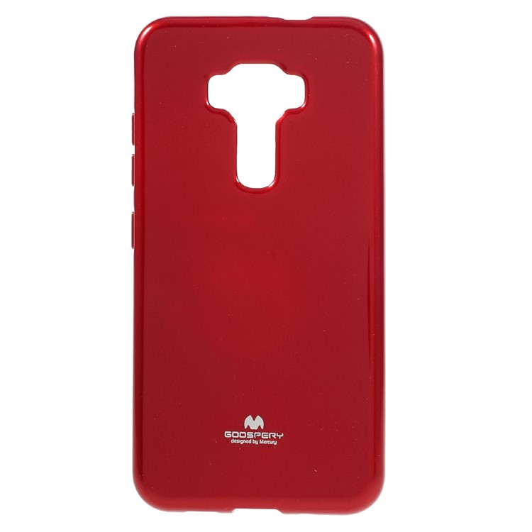 MERCURY GOOSPERY Flash Powder TPU Back Case for Asus Zenfone 3 ZE520KL - Red-1