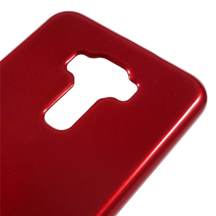 MERCURY GOOSPERY Flash Powder TPU Back Case for Asus Zenfone 3 ZE520KL - Red-3
