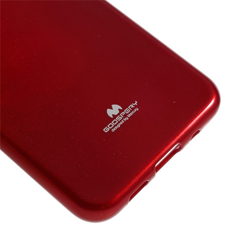 MERCURY GOOSPERY Flash Powder TPU Back Case for Asus Zenfone 3 ZE520KL - Red-4