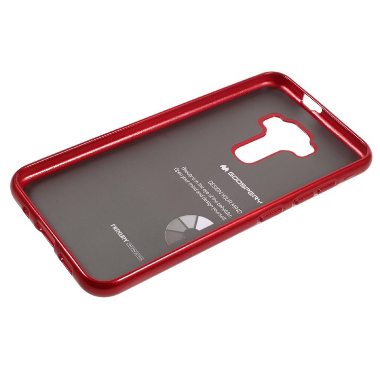MERCURY GOOSPERY Flash Powder TPU Back Case for Asus Zenfone 3 ZE520KL - Red-5