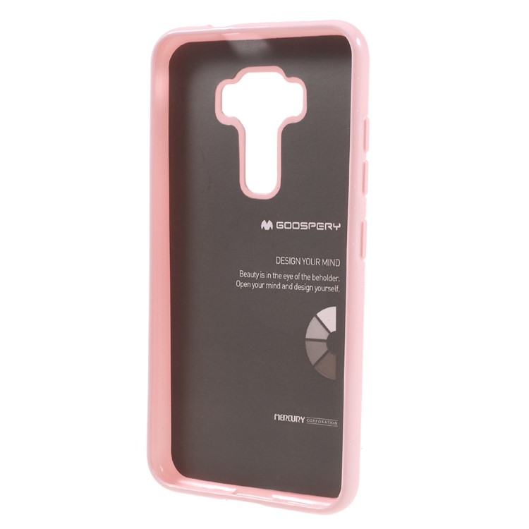MERCURY GOOSPERY Flash Powder TPU Cover Case for Asus Zenfone 3 ZE520KL - Pink-2