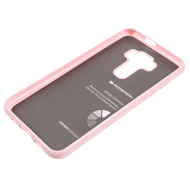 MERCURY GOOSPERY Flash Powder TPU Cover Case for Asus Zenfone 3 ZE520KL - Pink-5
