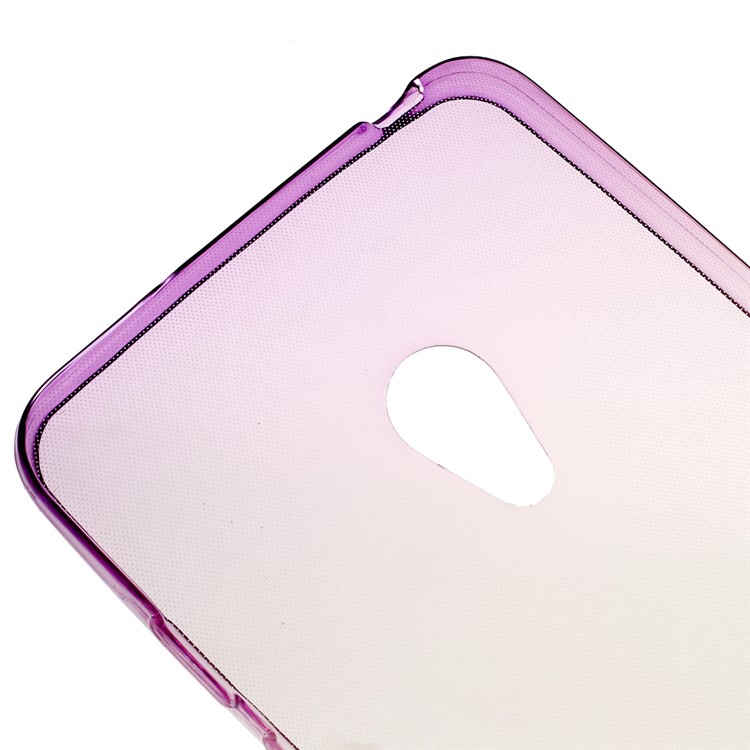 Rainbow Gradient TPU Clear Cover for Asus Zenfone 5 A500KL/A500CG - Purple / Yellow-3