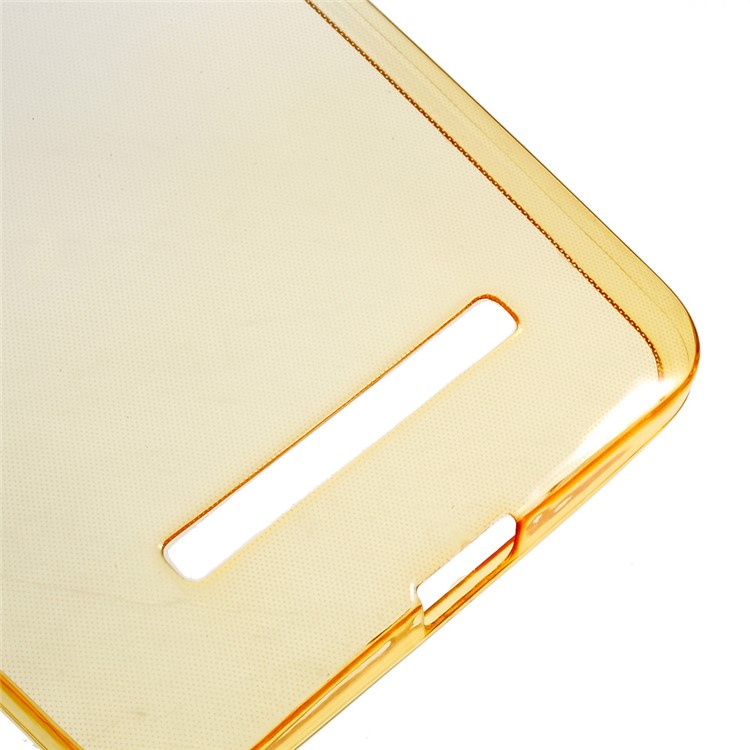 Rainbow Gradient TPU Clear Cover for Asus Zenfone 5 A500KL/A500CG - Purple / Yellow-4